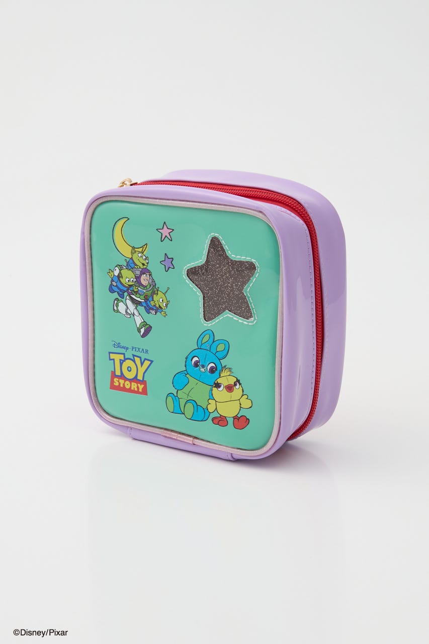 (TOY STORY)ボックスポーチ 柄PUR FREE