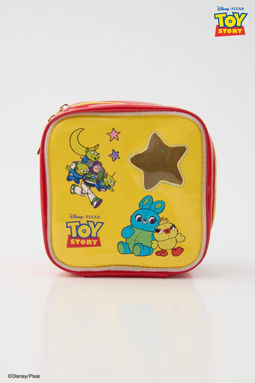 (TOY STORY)ボックスポーチ 柄RED FREE