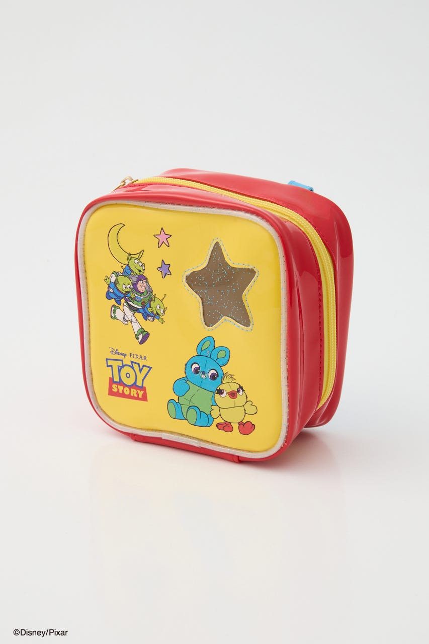 (TOY STORY)ボックスポーチ 柄RED FREE