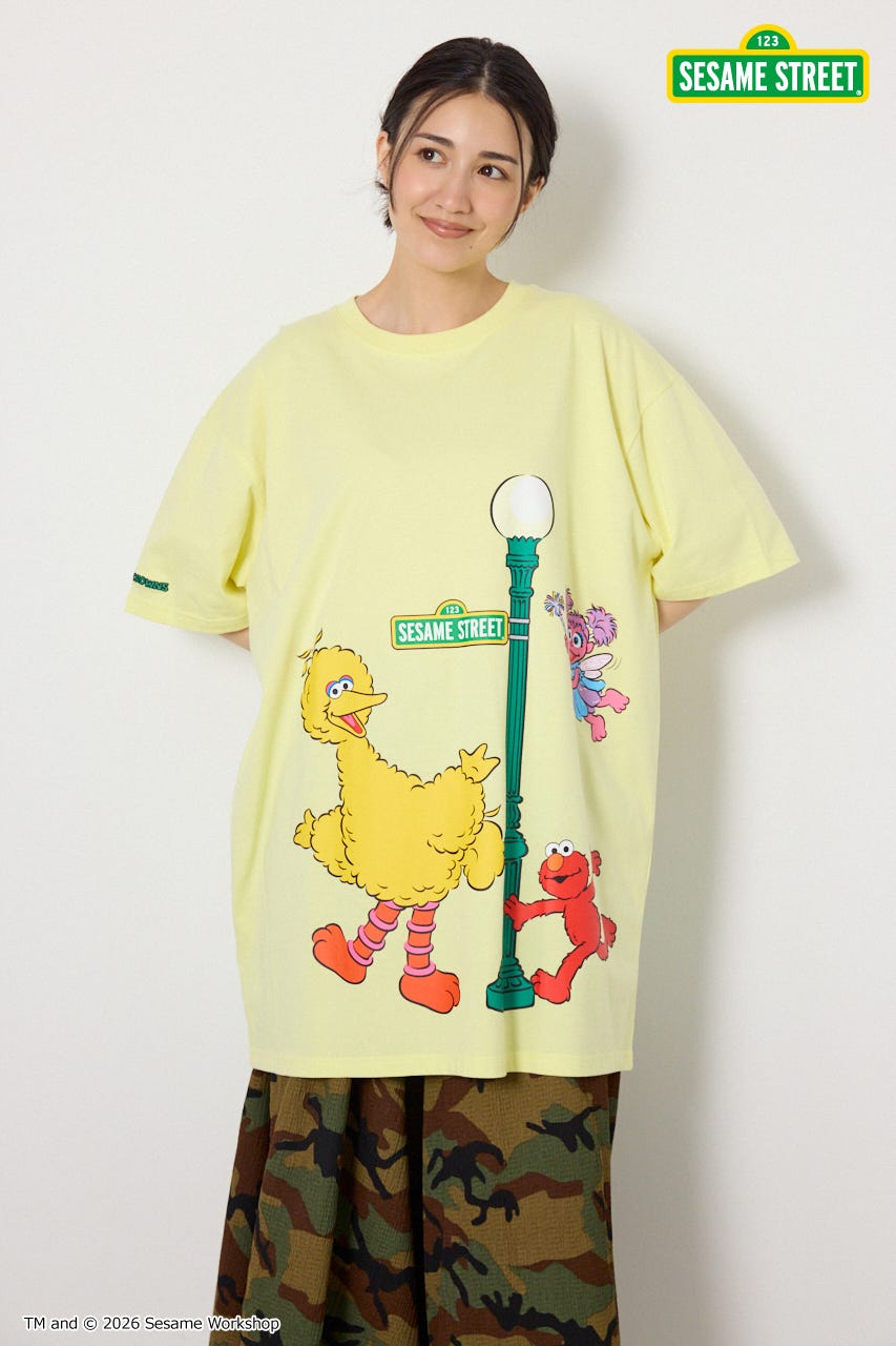 (SESAME STREET)Tワンピース L/YEL FREE