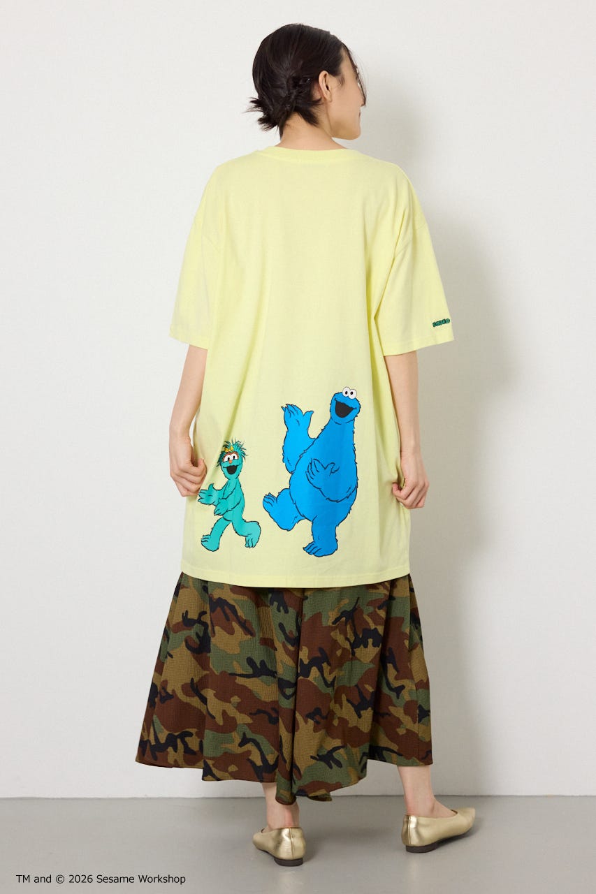 (SESAME STREET)Tワンピース L/YEL FREE