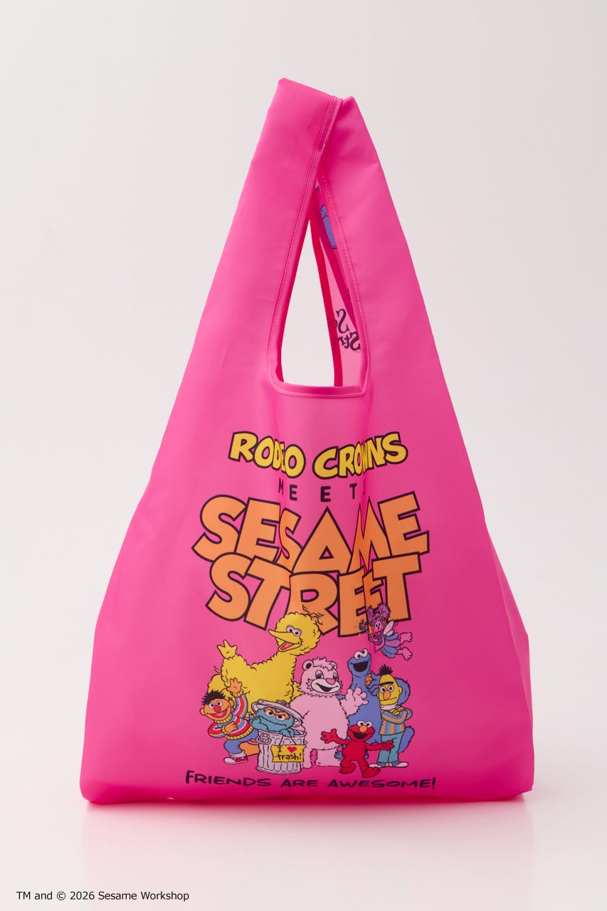 (SESAME STREET) エコバッグ PNK FREE