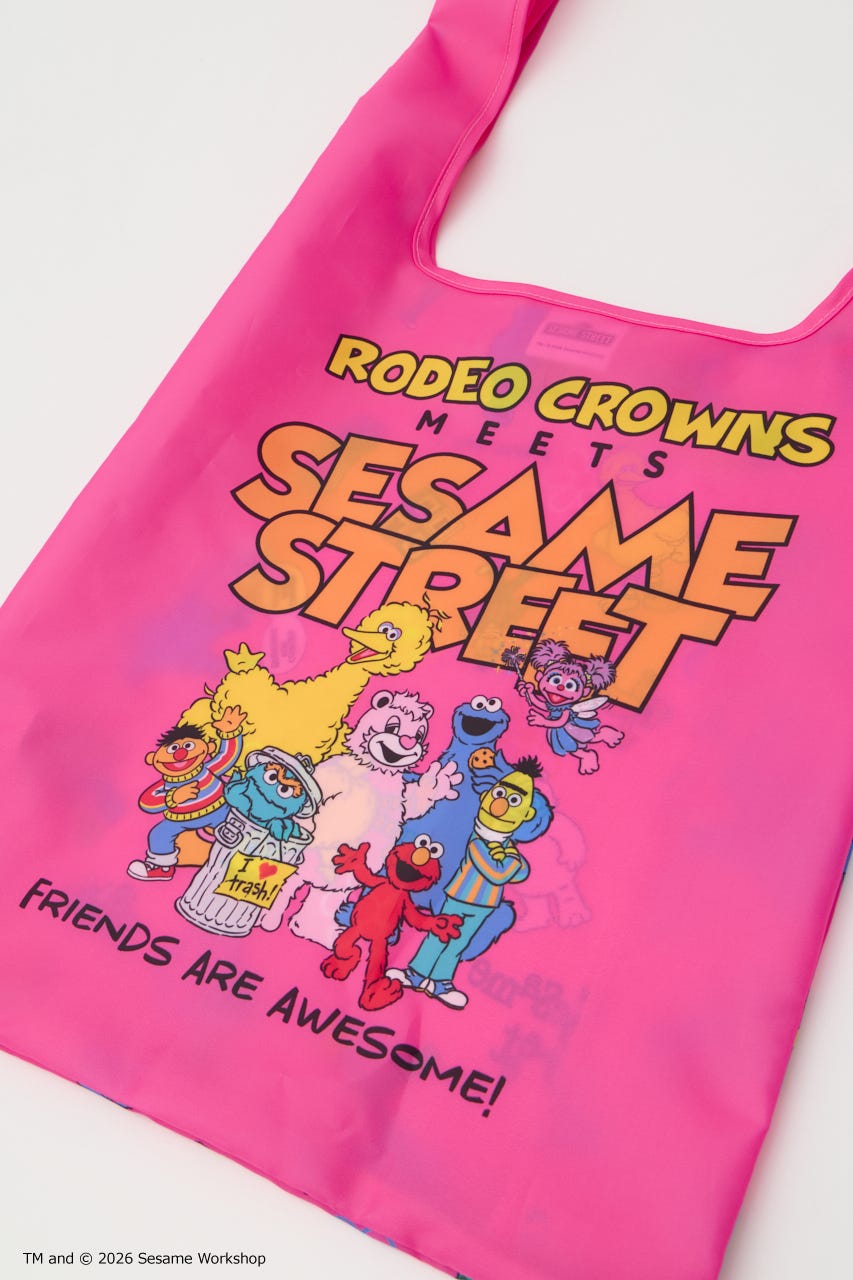 (SESAME STREET) エコバッグ PNK FREE
