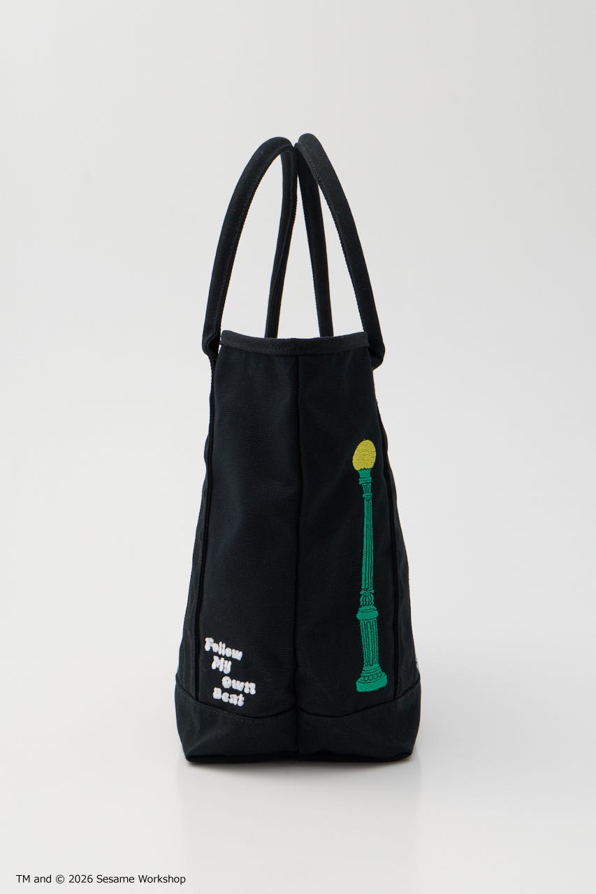 (SESAME STREET) FRIEND TOTE BLK FREE