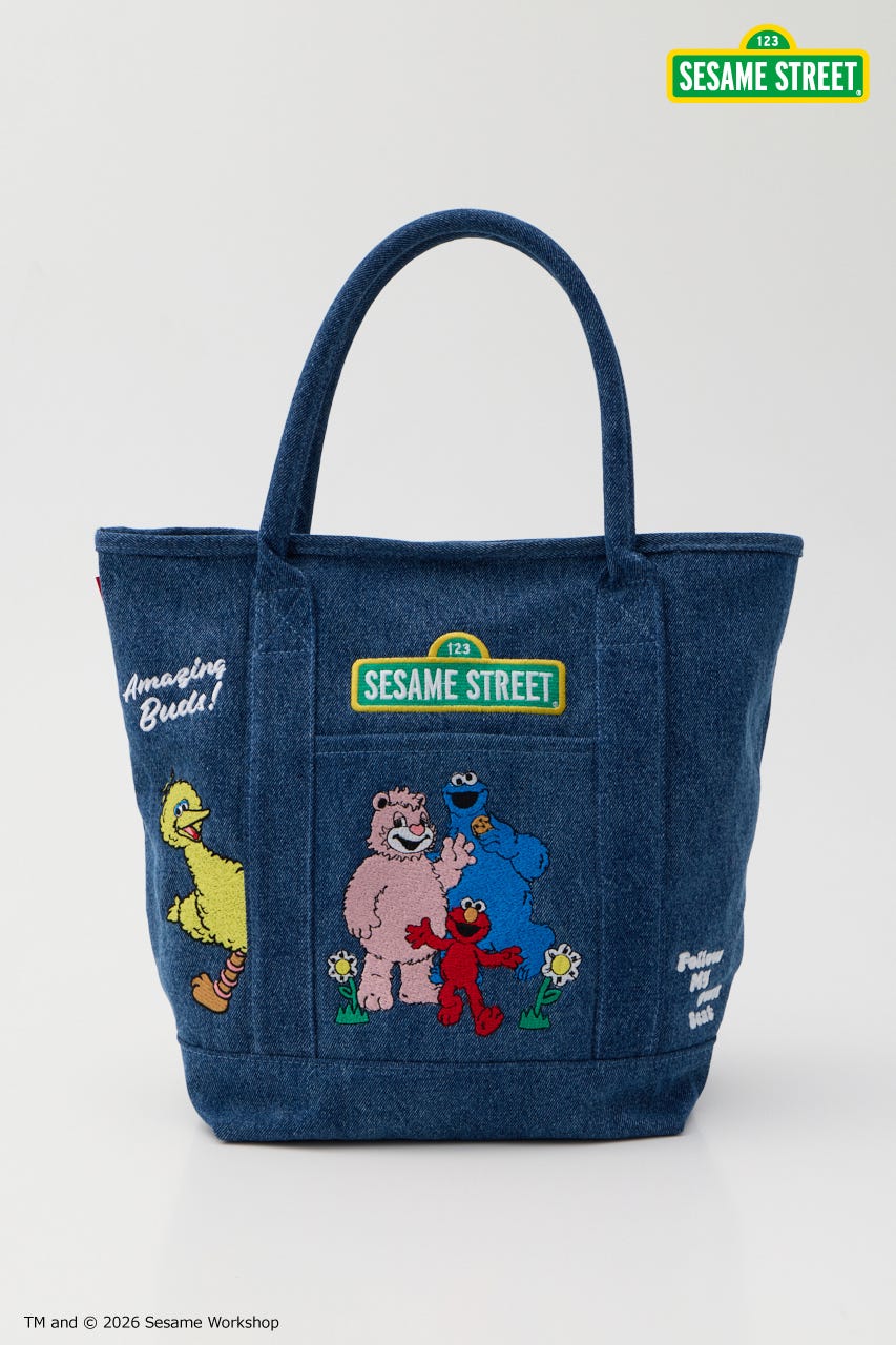 (SESAME STREET) FRIEND TOTE BLU FREE