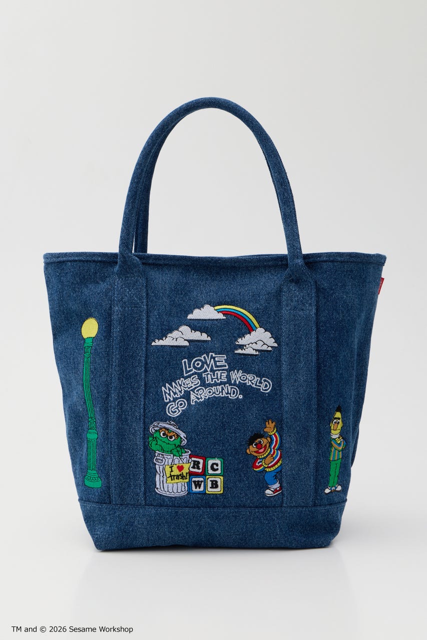 (SESAME STREET) FRIEND TOTE BLU FREE