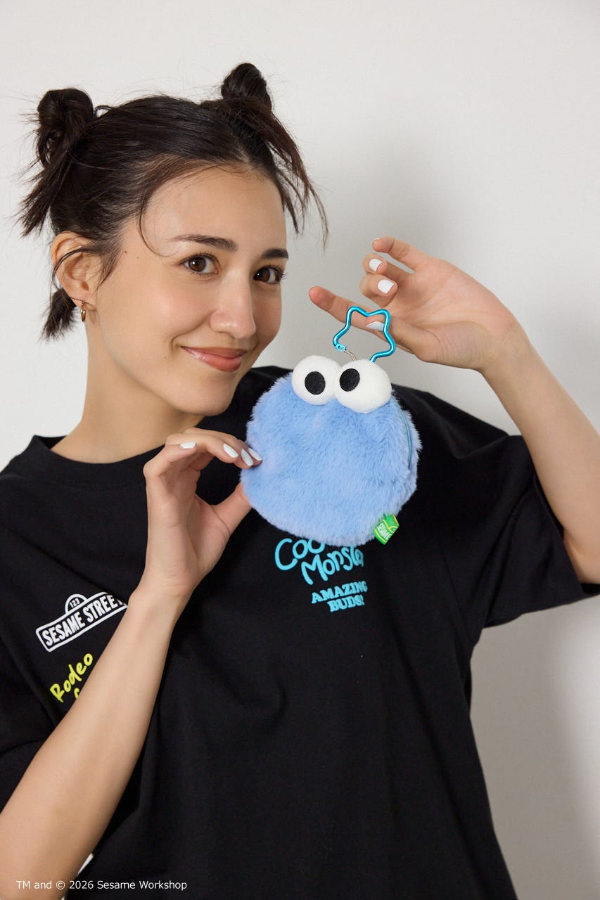 (SESAME STREET) フェイスポーチ BLU FREE
