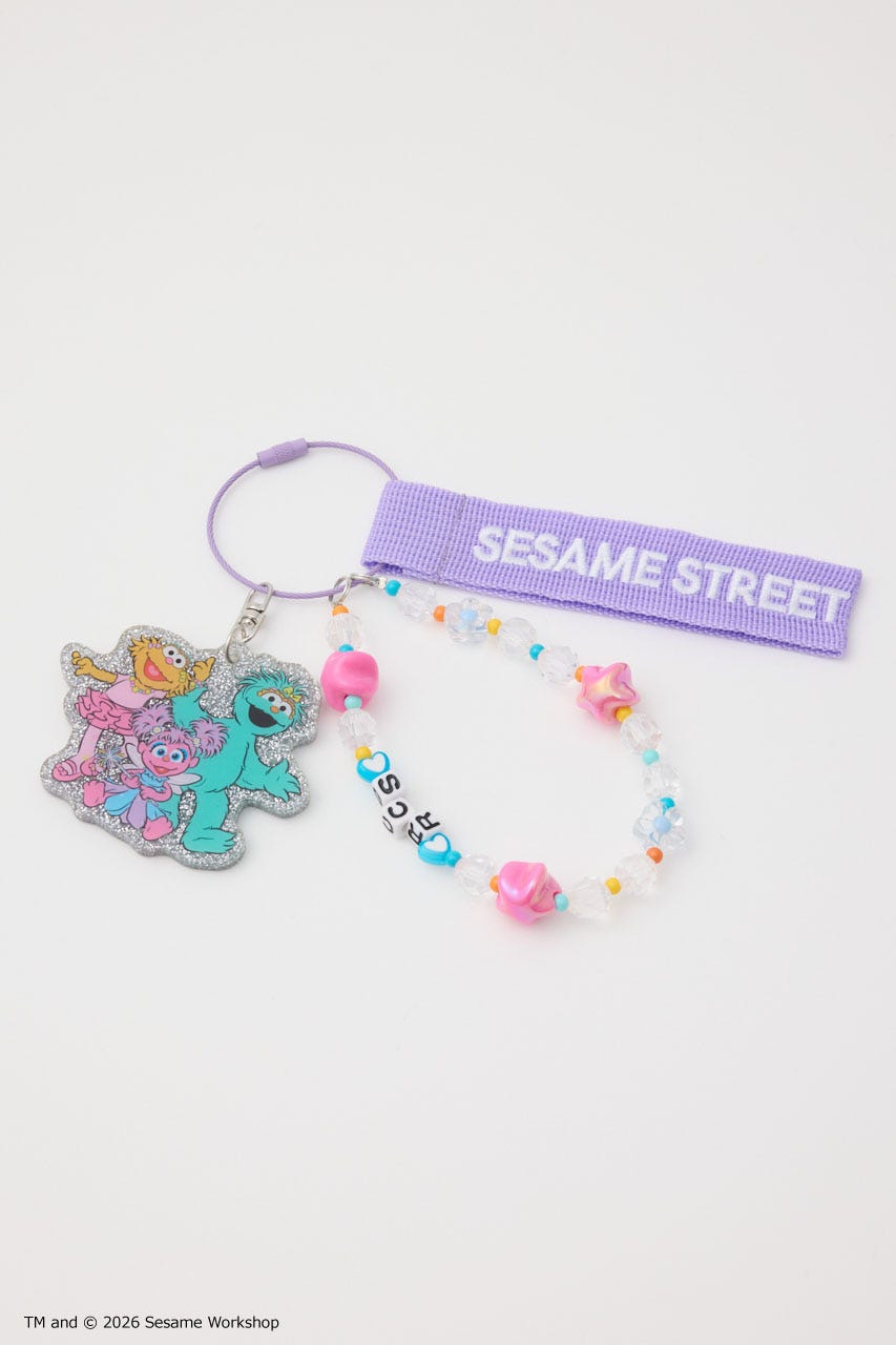 (SESAME STREET) ストラップキーホルダー PUR FREE