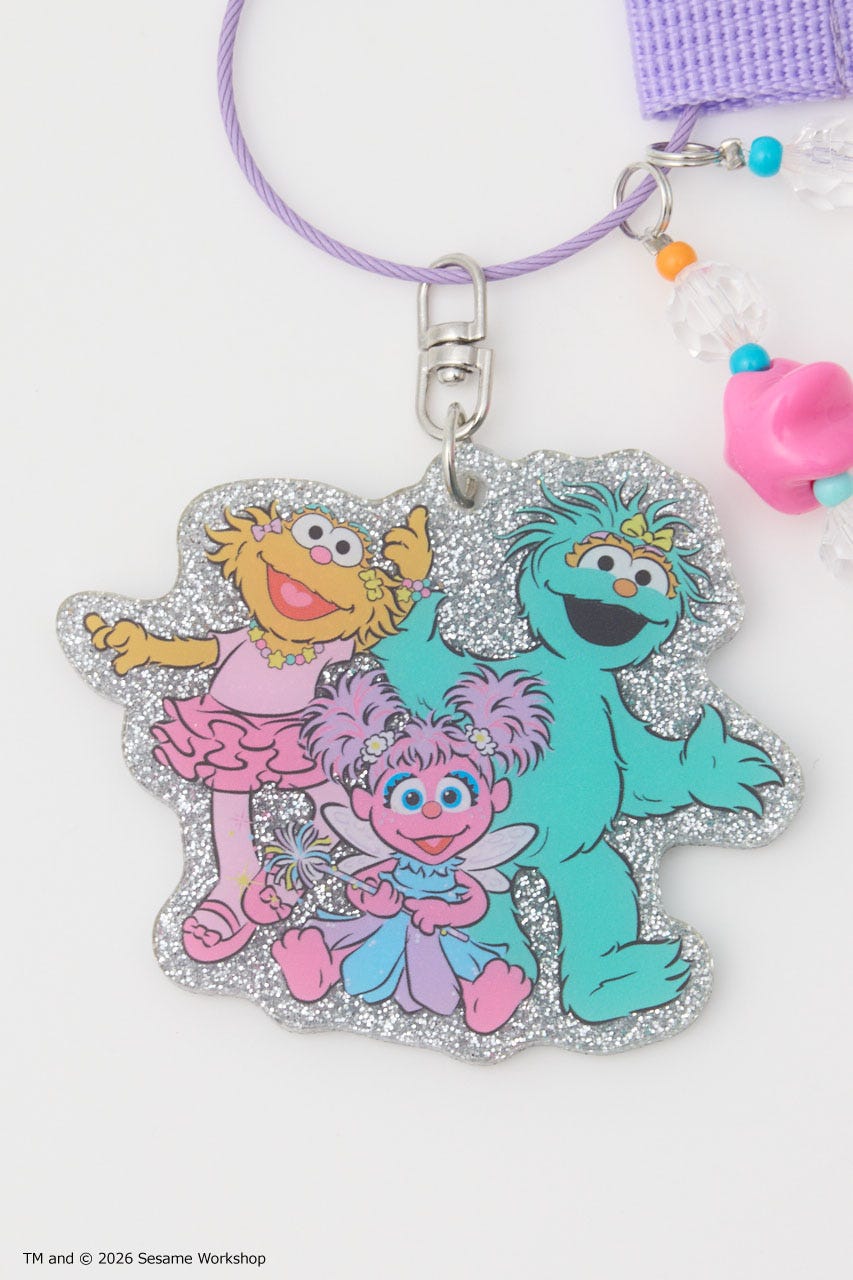 (SESAME STREET) ストラップキーホルダー PUR FREE