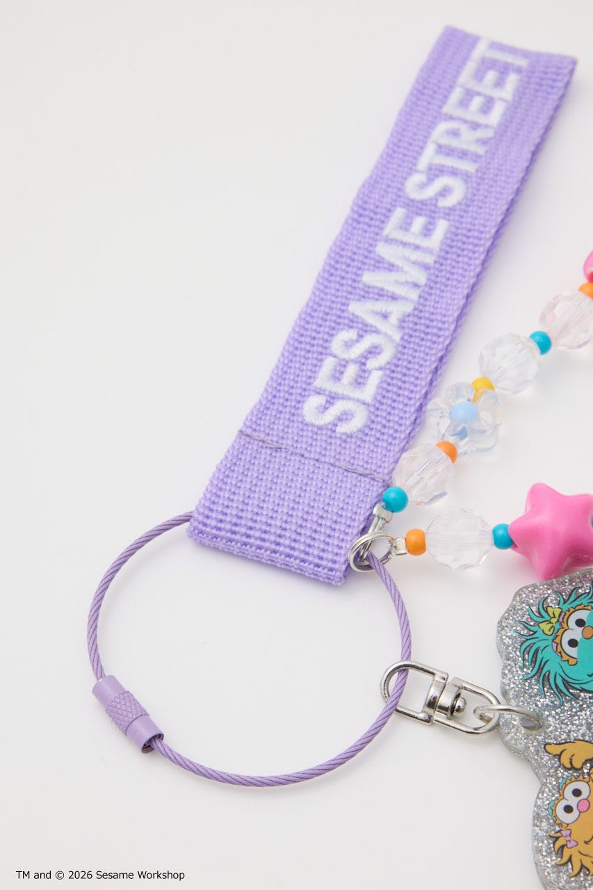 (SESAME STREET) ストラップキーホルダー PUR FREE