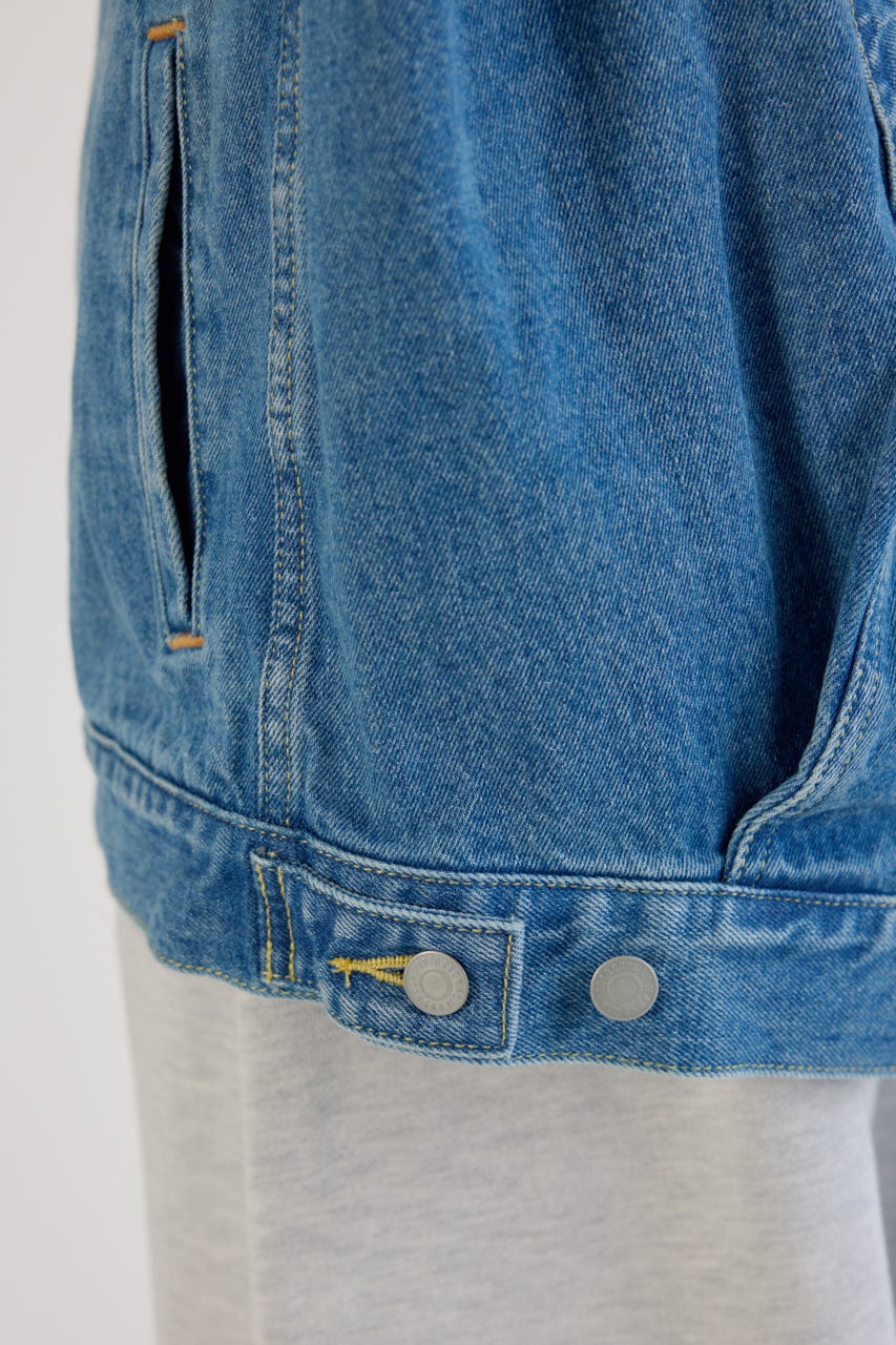 ビッグリボンデニムジャケット BLU FREE