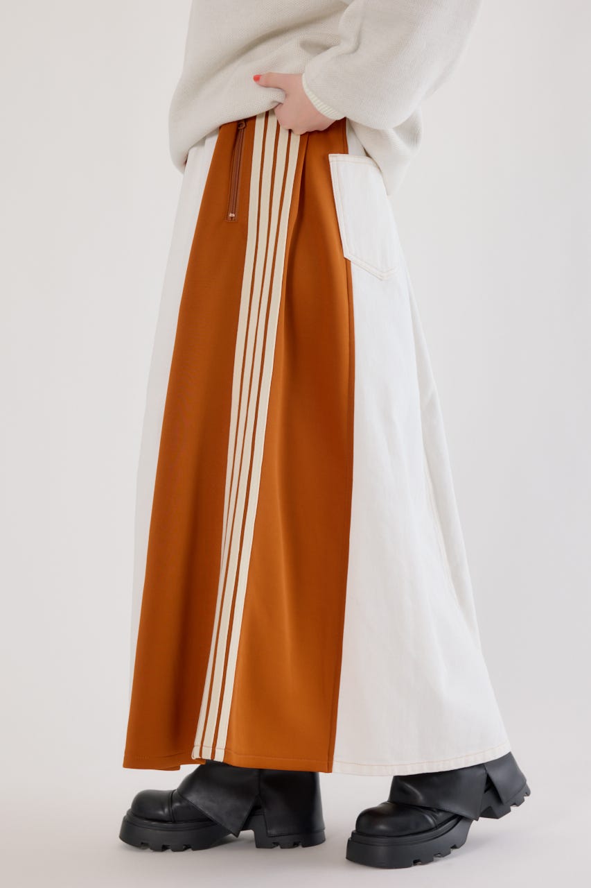 カスタムトラック デニムスカート 柄CAM FREE