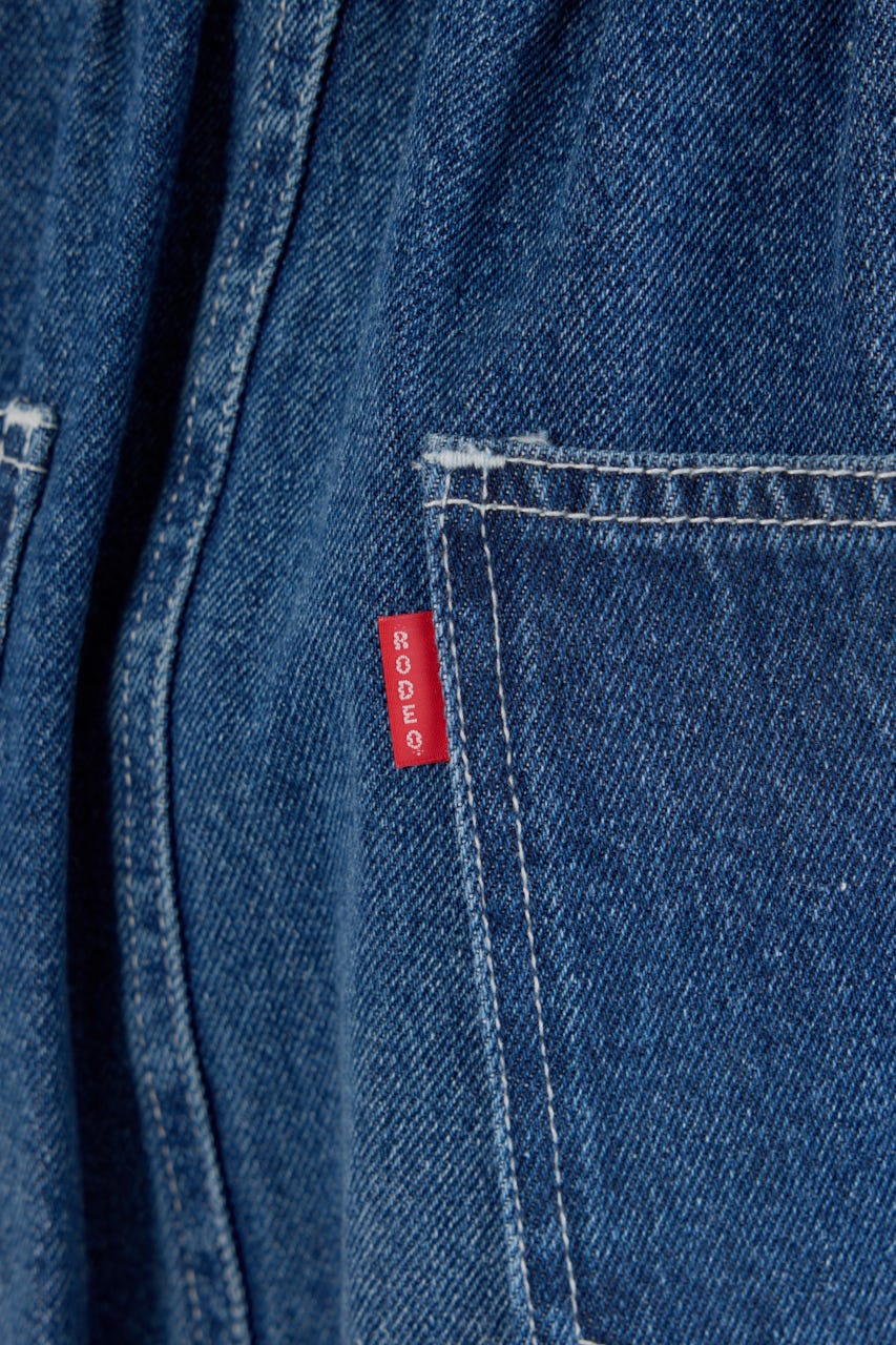 カスタムトラック デニムスカート 柄GRN FREE