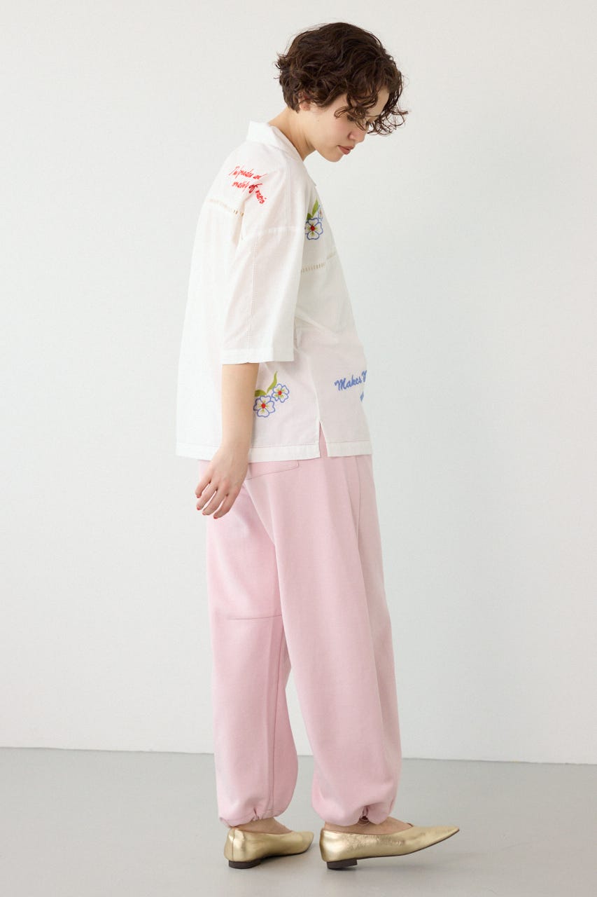 INDIA EMBROIDERY シャツ O/WHT FREE