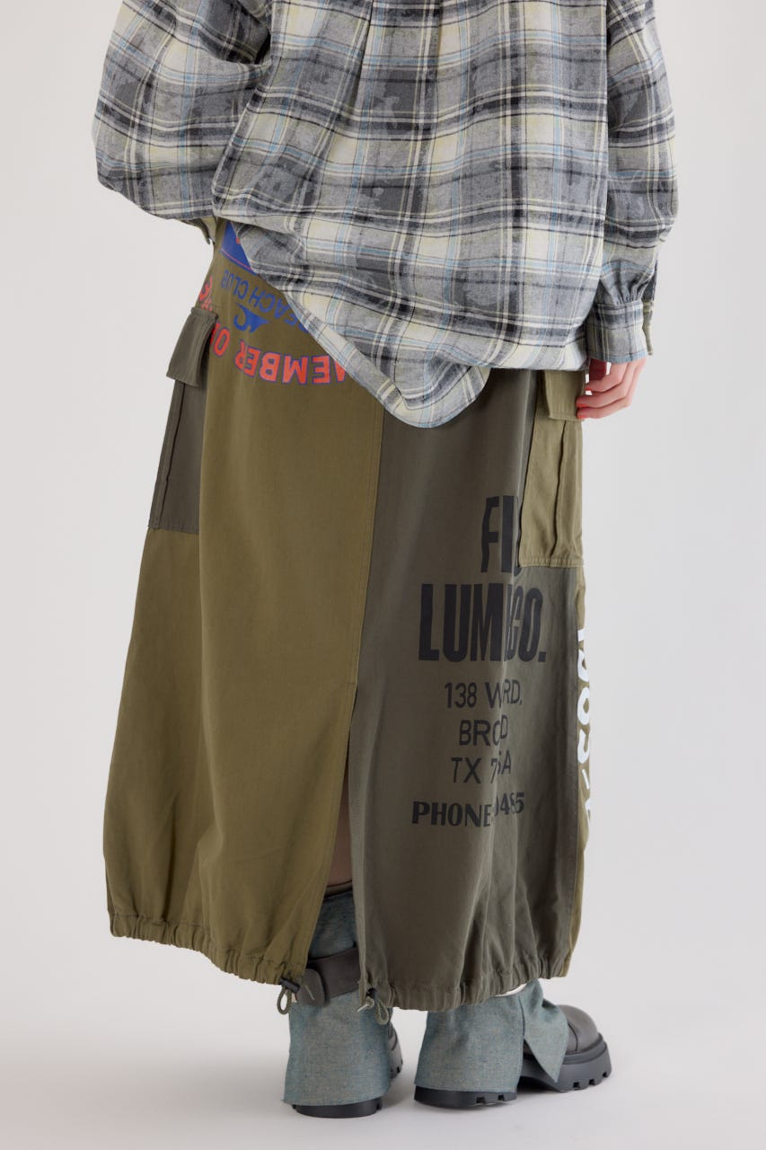 カスタムリメイクスカート KHA FREE