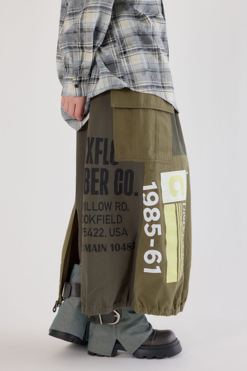 カスタムリメイクスカート KHA FREE