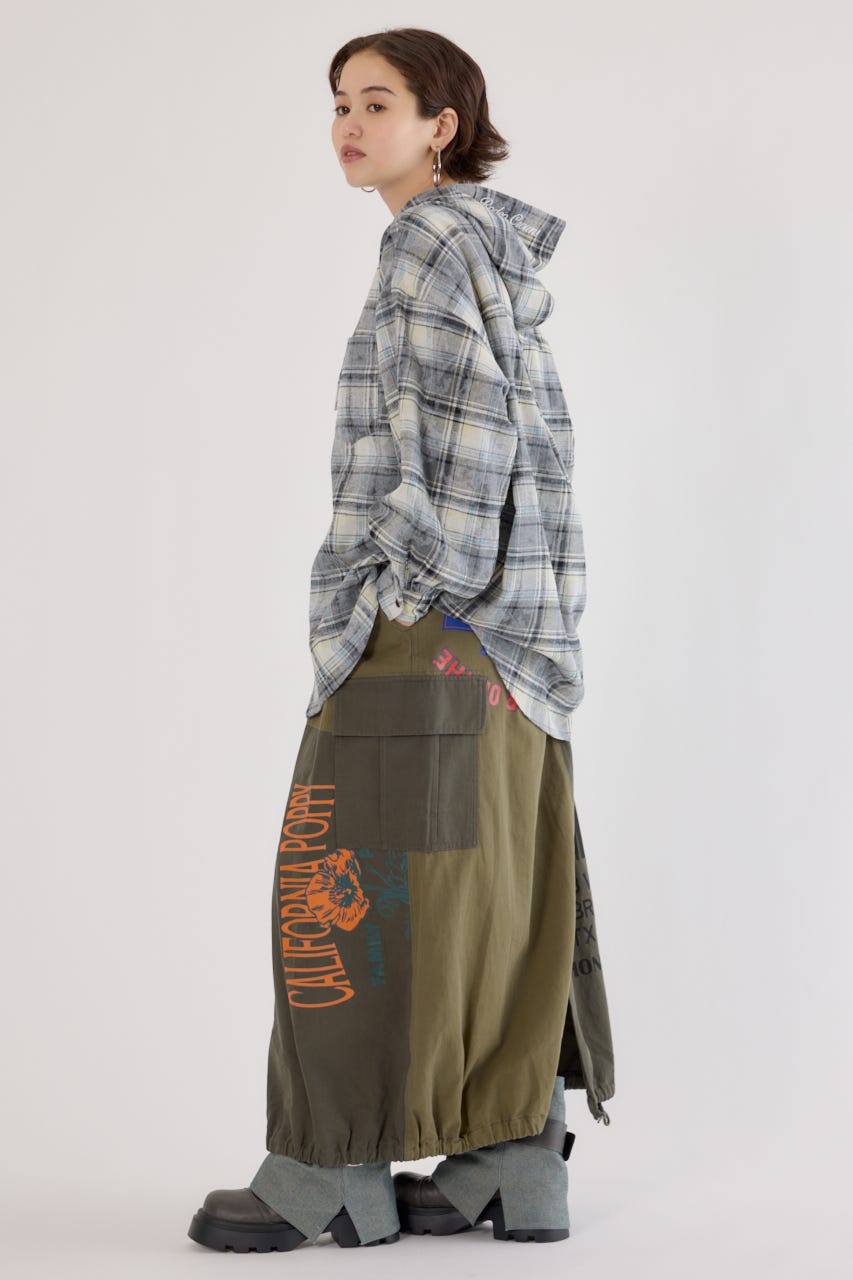 カスタムリメイクスカート KHA FREE