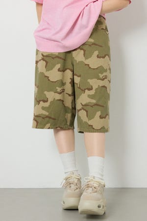 ワイド バミューダパンツ