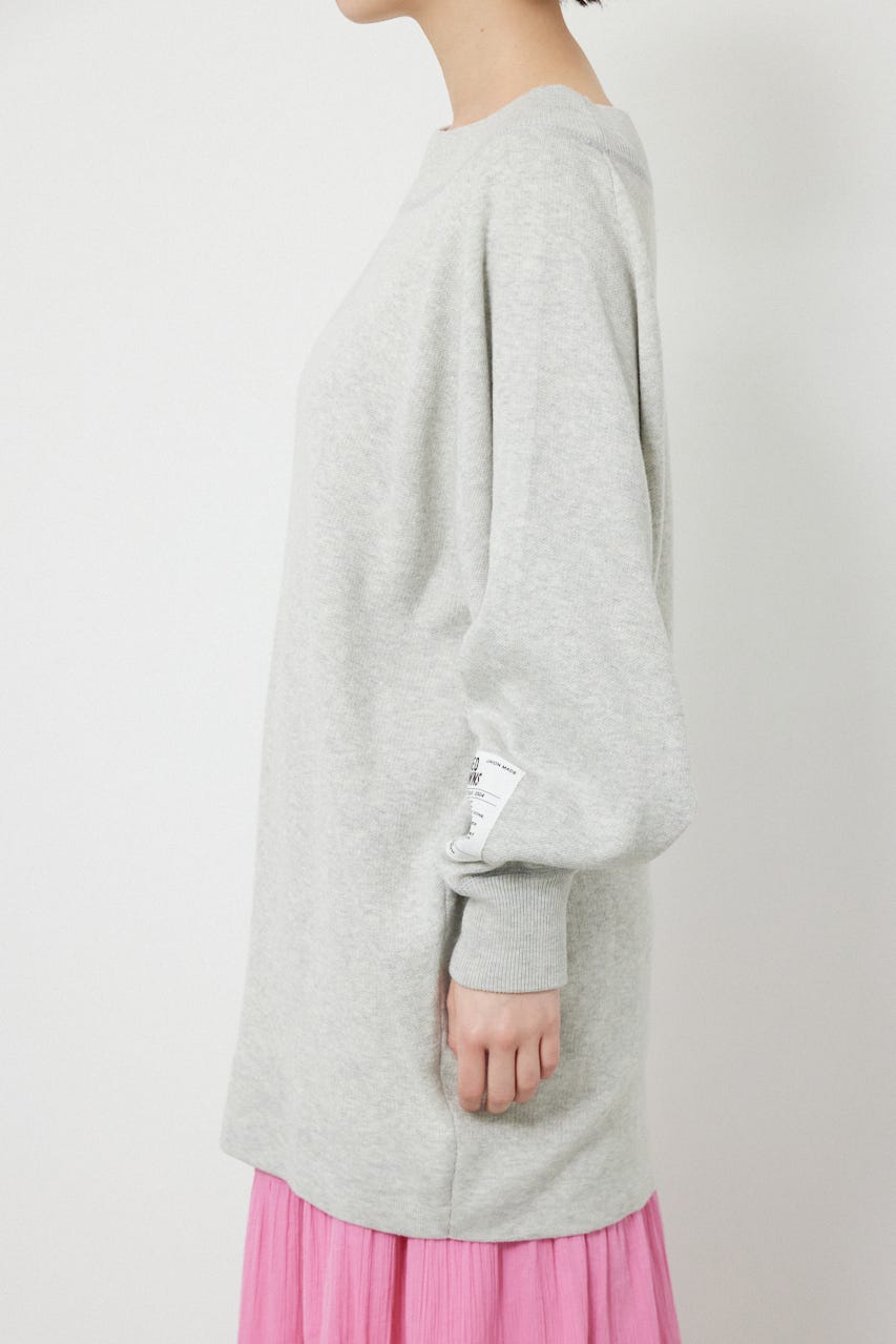 スウェットライクオフショルニットワンピース L/T.GRY FREE