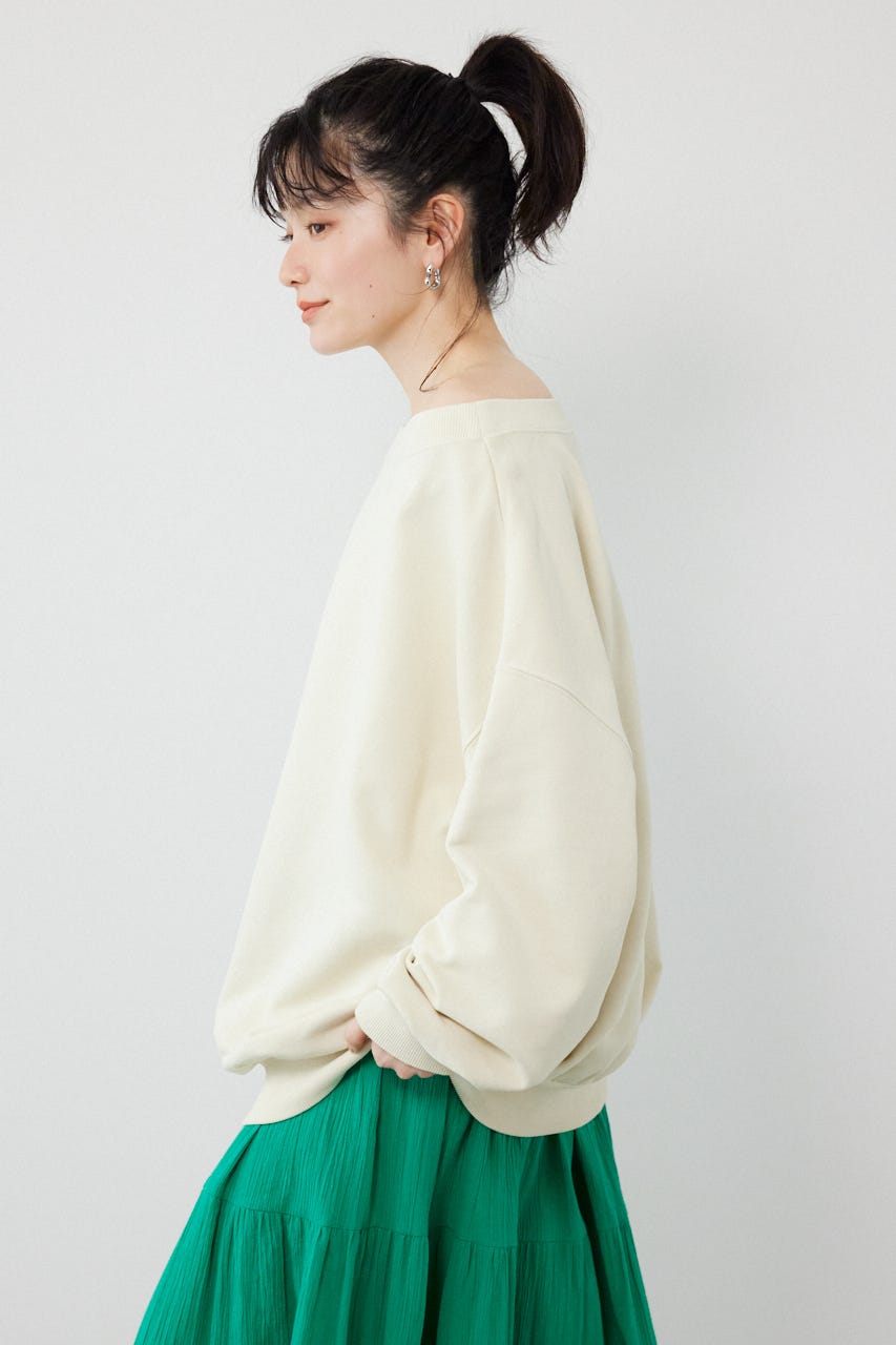 オフショルダースウェットトップス IVOY FREE