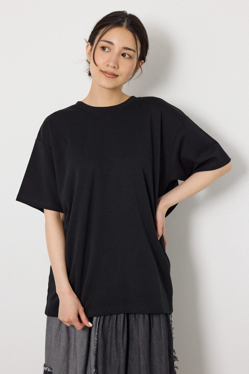 ビッグリボン2WAY Tシャツ BLK S