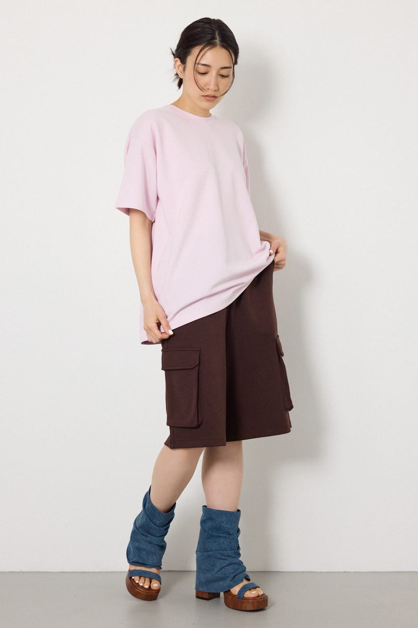 ビッグリボン2WAY Tシャツ L/PNK S