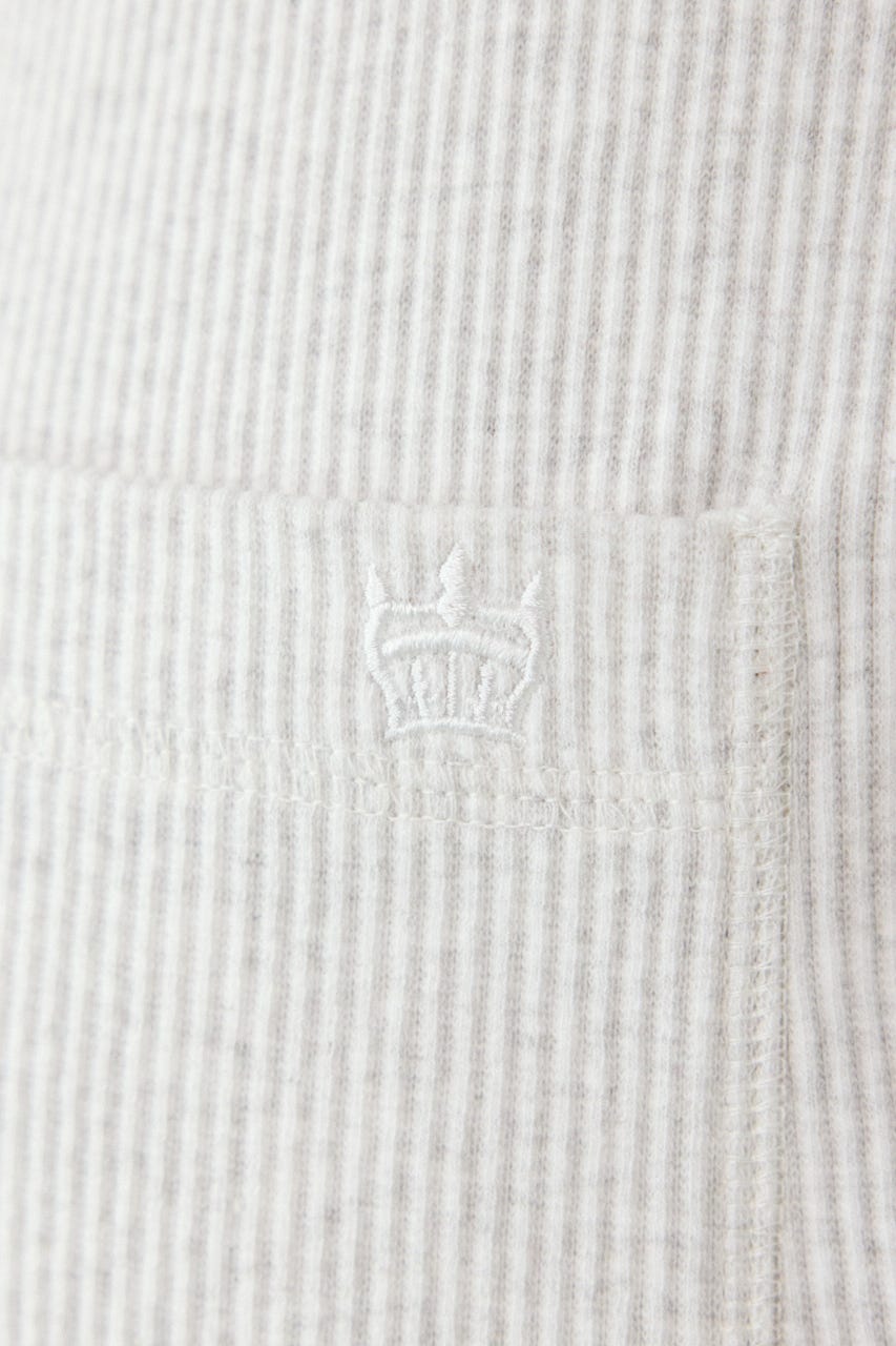 リブフレアパンツ L/T.GRY M