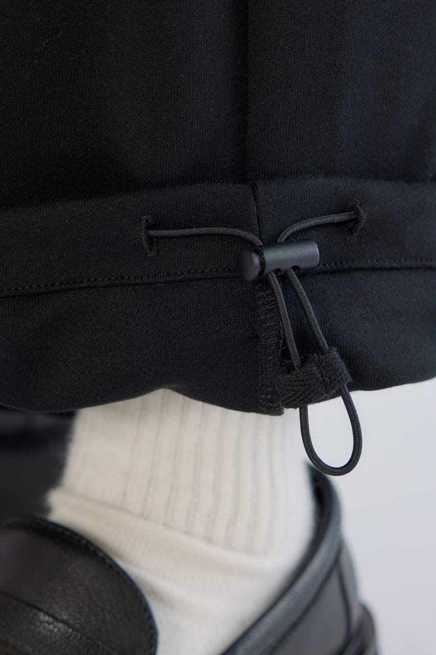 ビッグリボンスウェットパンツ BLK S