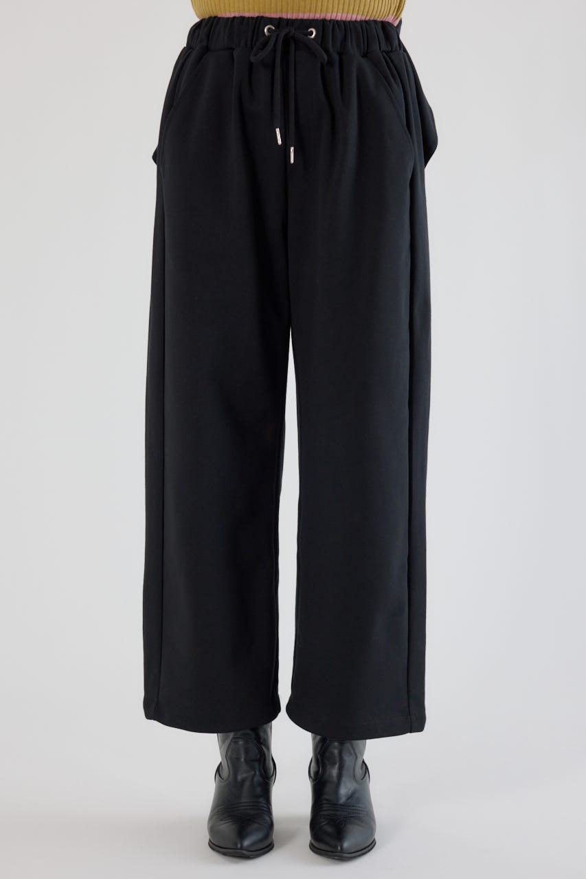 ビッグリボンスウェットパンツ BLK S