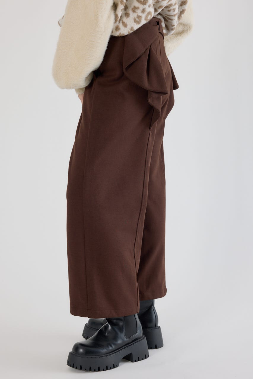 ビッグリボンスウェットパンツ BRN S