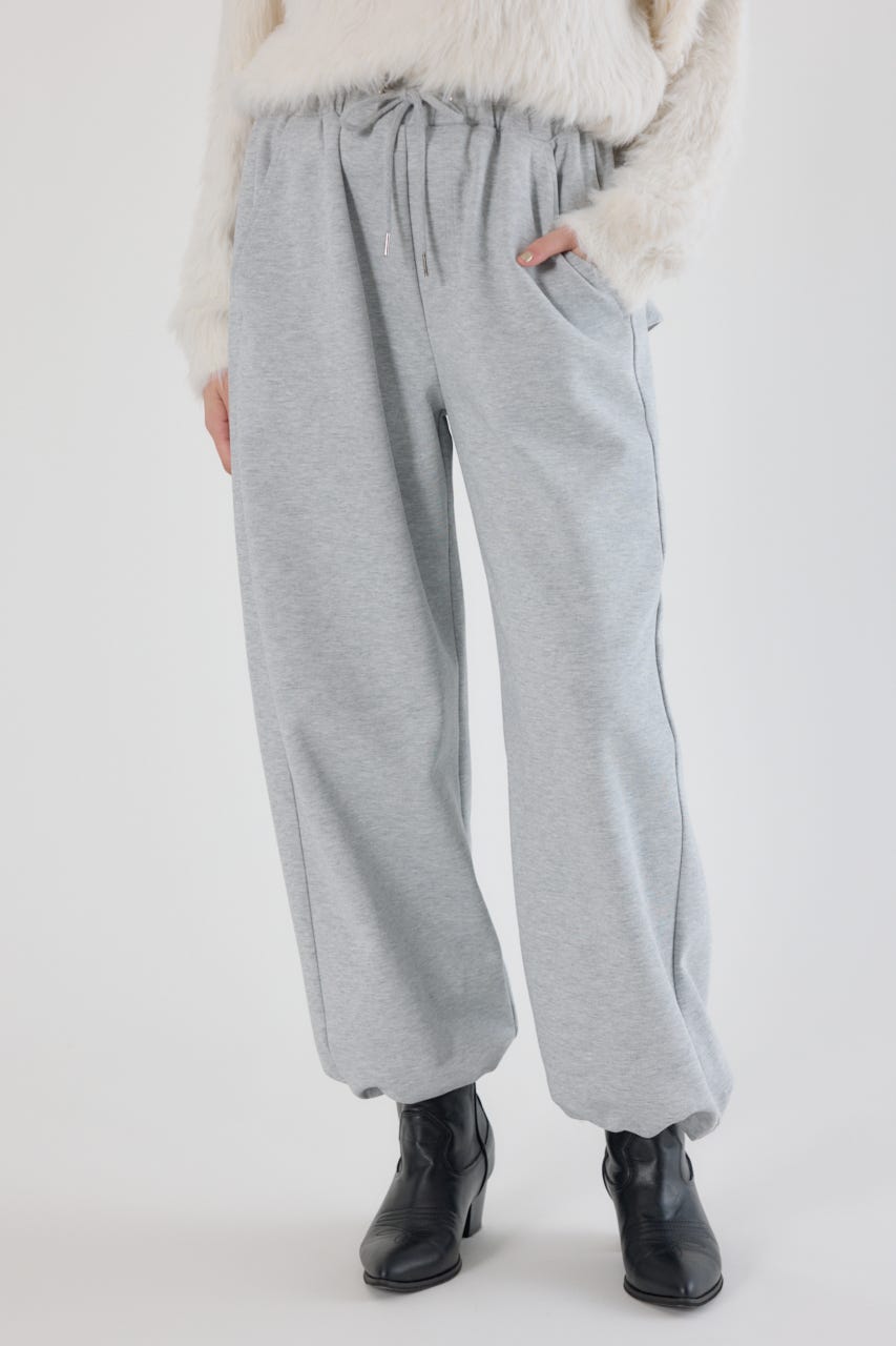 ビッグリボンスウェットパンツ L/T.GRY S
