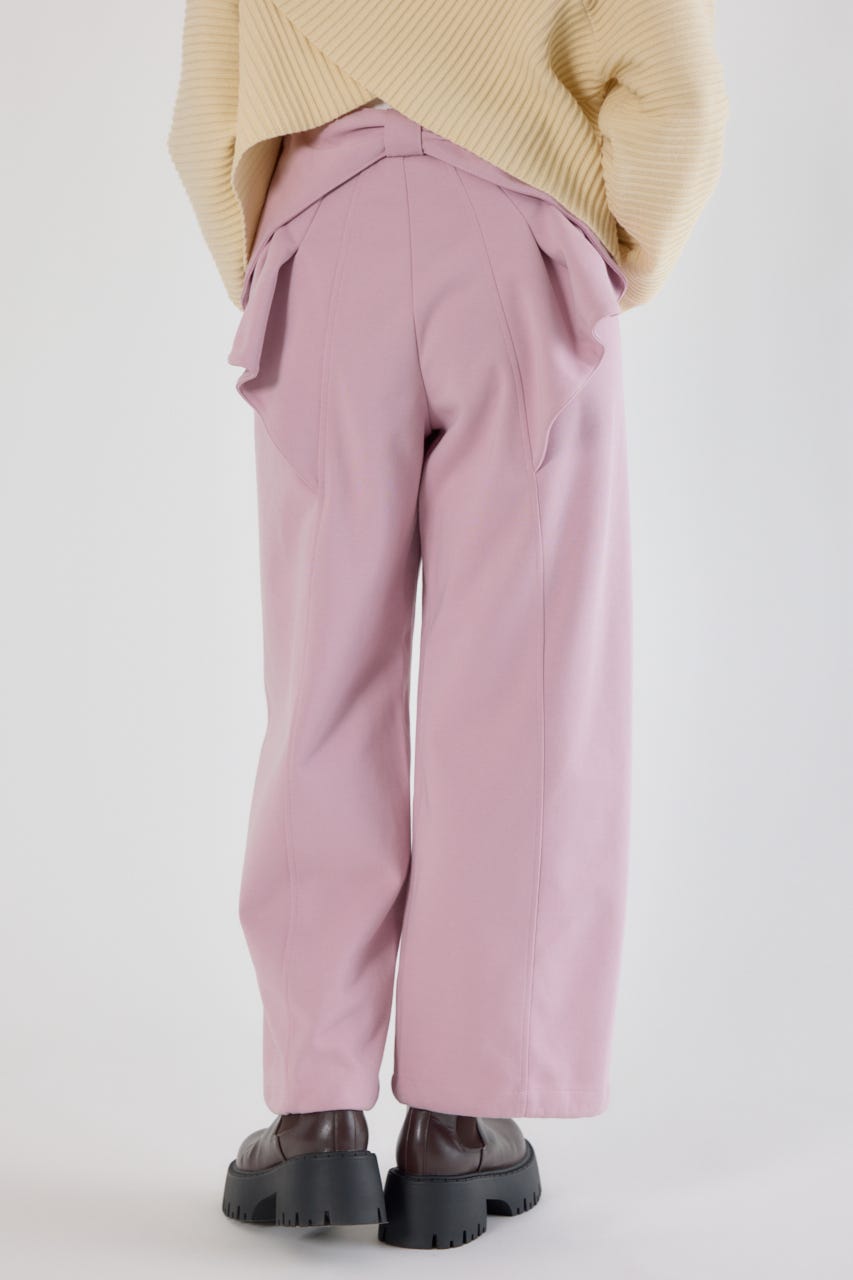 ビッグリボンスウェットパンツ PNK S