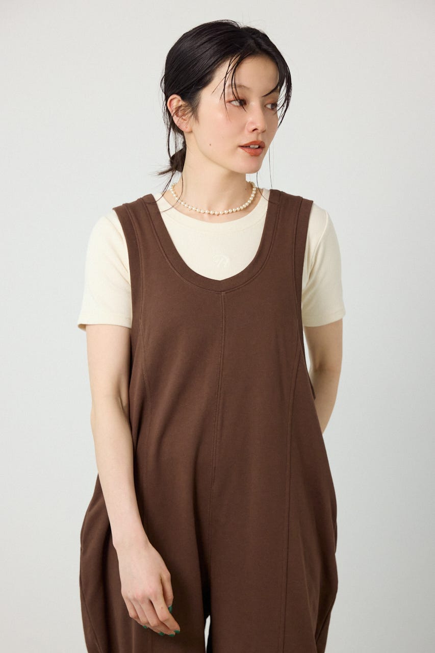 カットサロペット L/BRN M