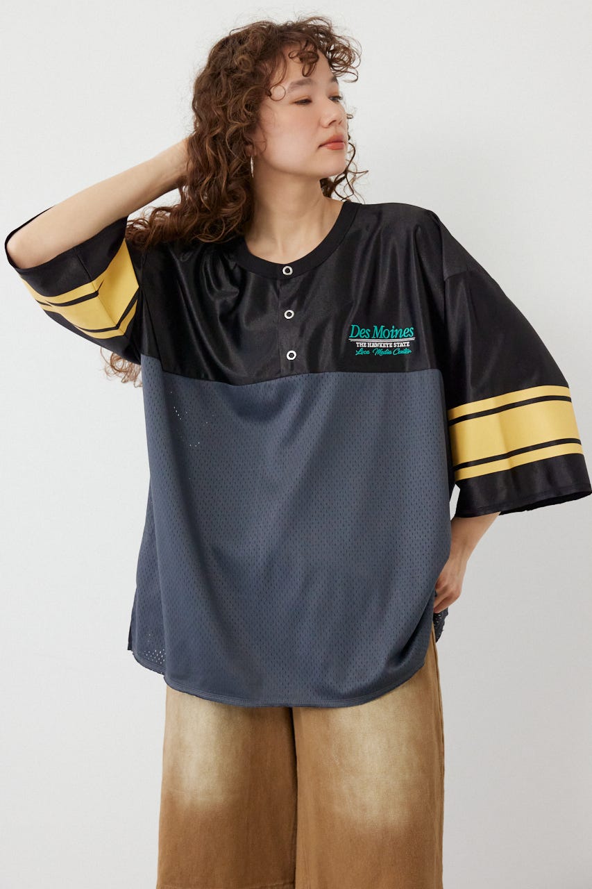 リメイク 2WAY GAMEトップス BLK FREE