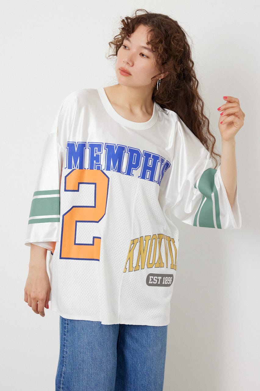 リメイク 2WAY GAMEトップス O/WHT FREE