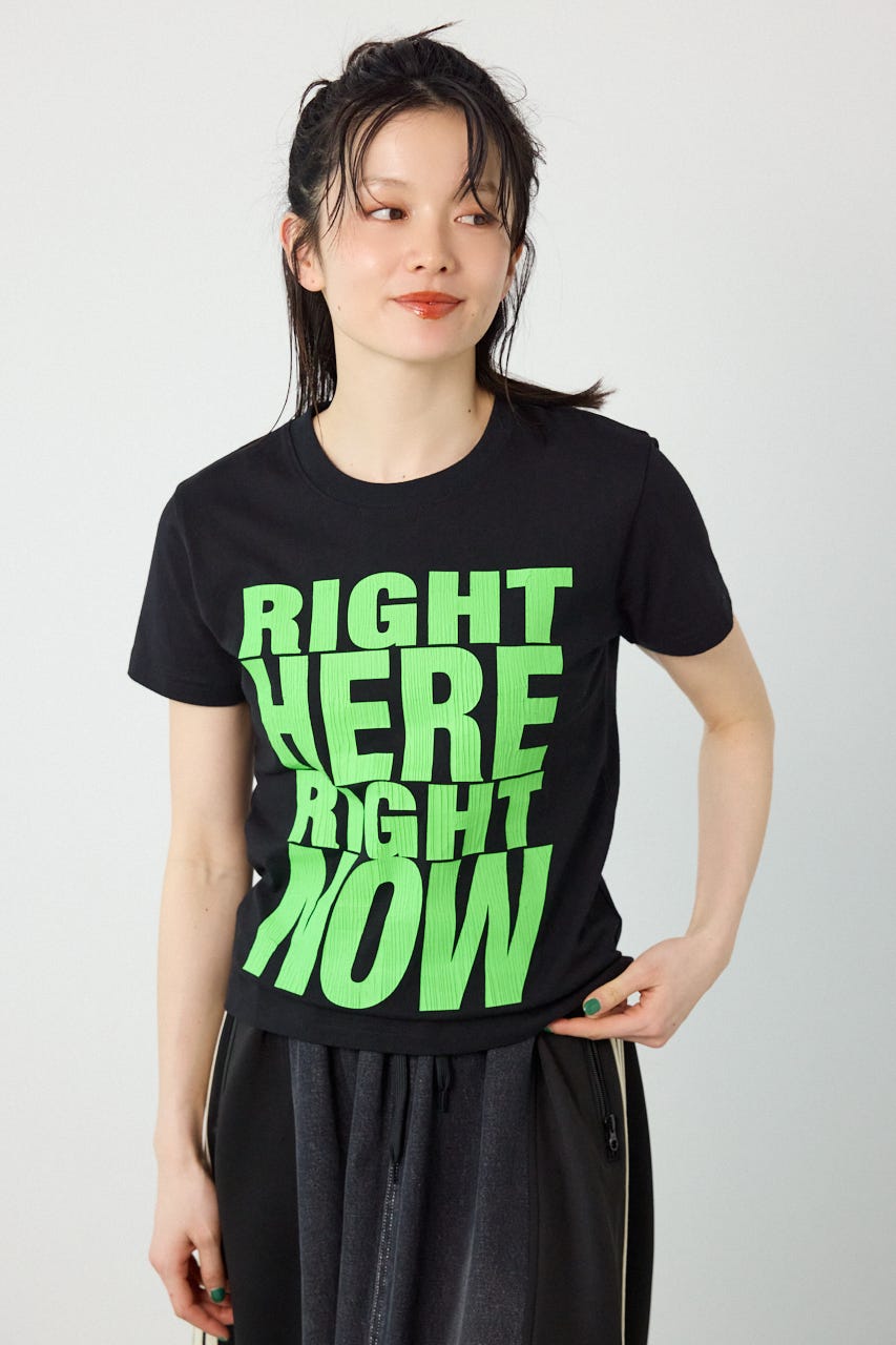 Message Tシャツ BLK M