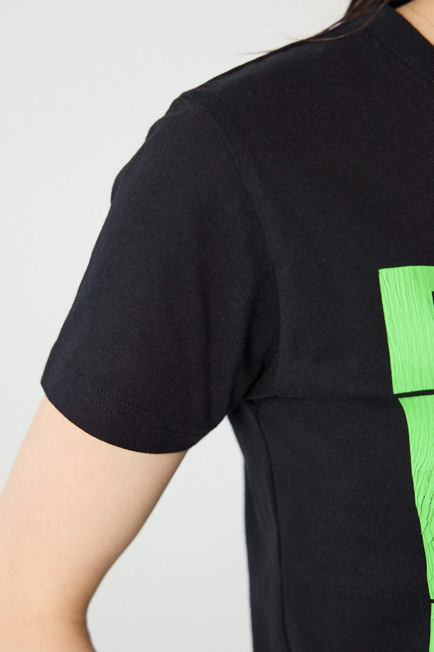 Message Tシャツ BLK M