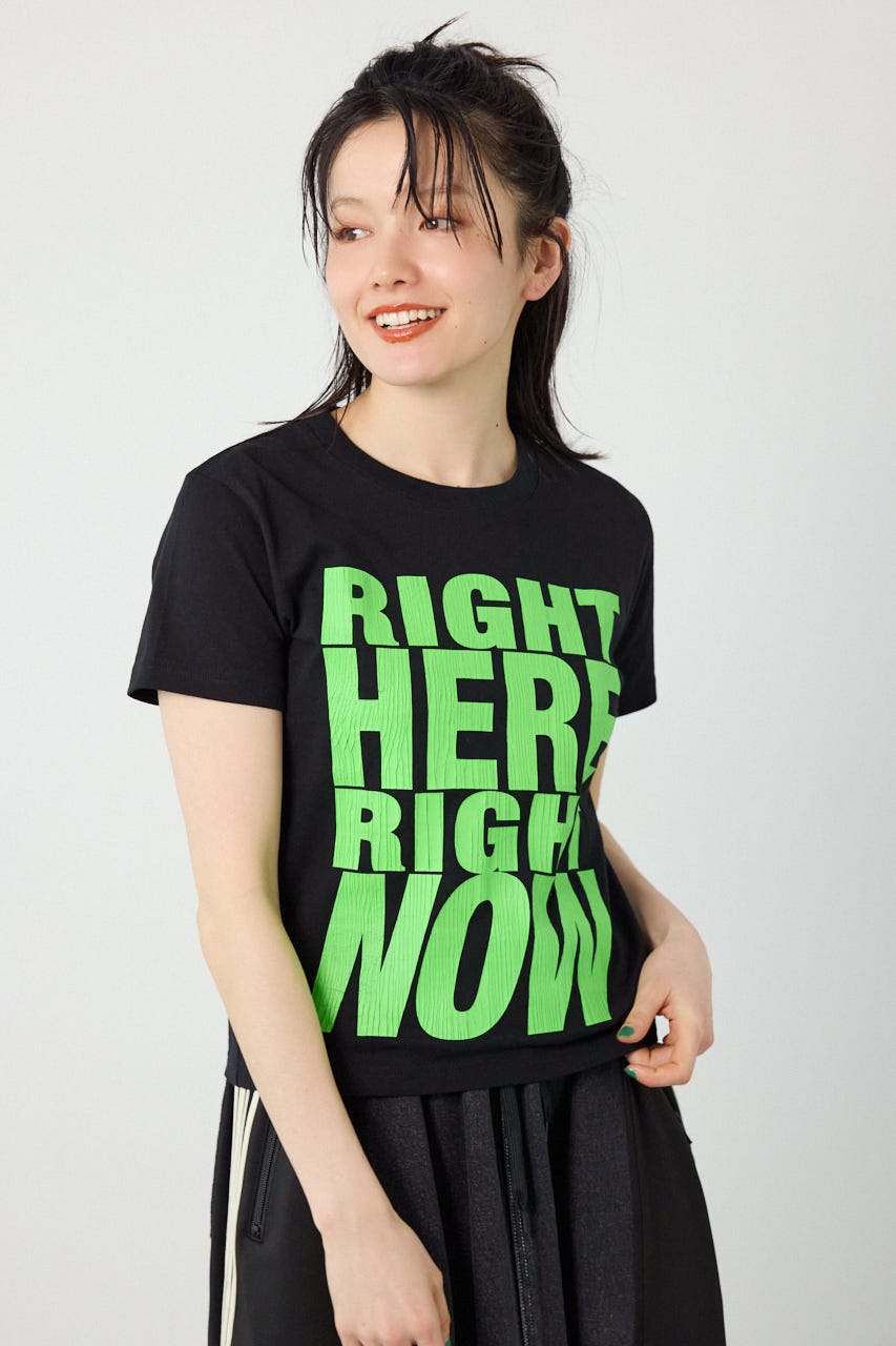 Message Tシャツ BLK M