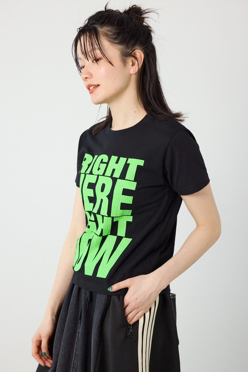 Message Tシャツ BLK M