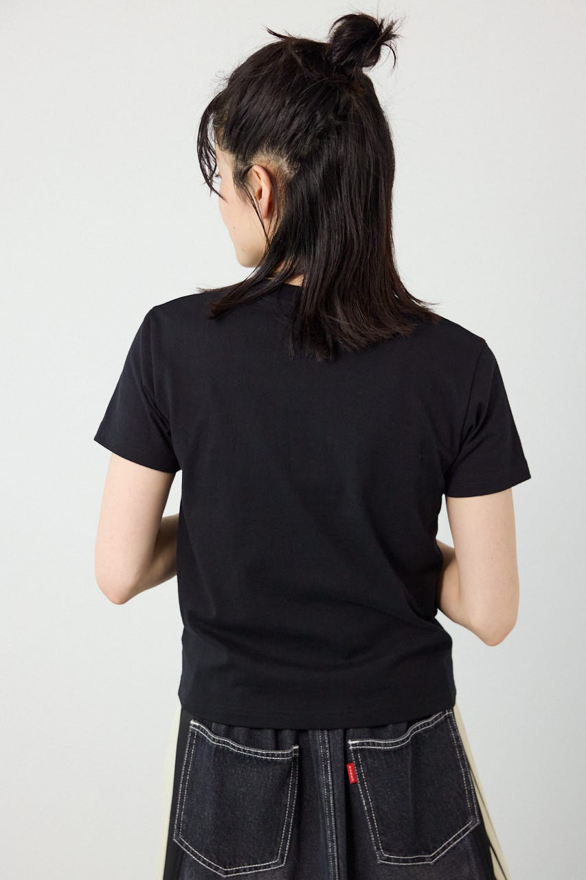 Message Tシャツ BLK M