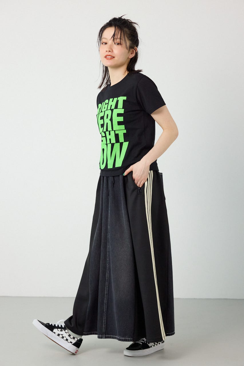 Message Tシャツ BLK M