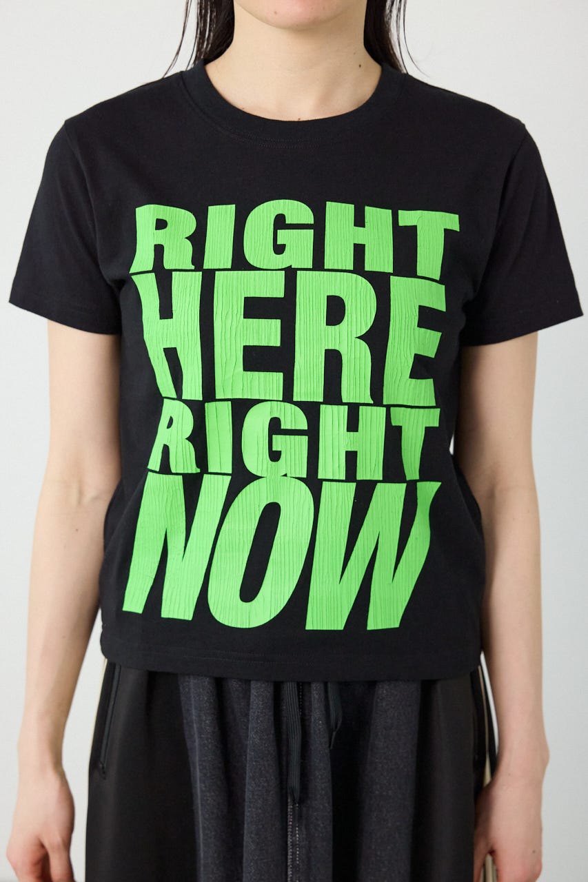 Message Tシャツ BLK M