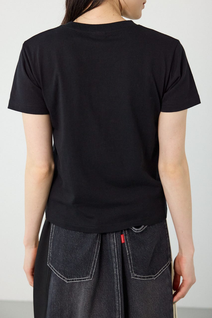 Message Tシャツ BLK M