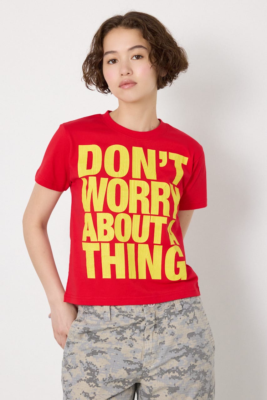 Message Tシャツ RED S