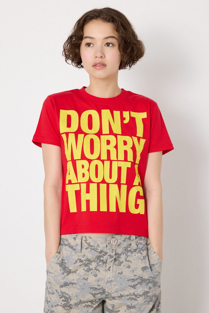 Message Tシャツ RED S