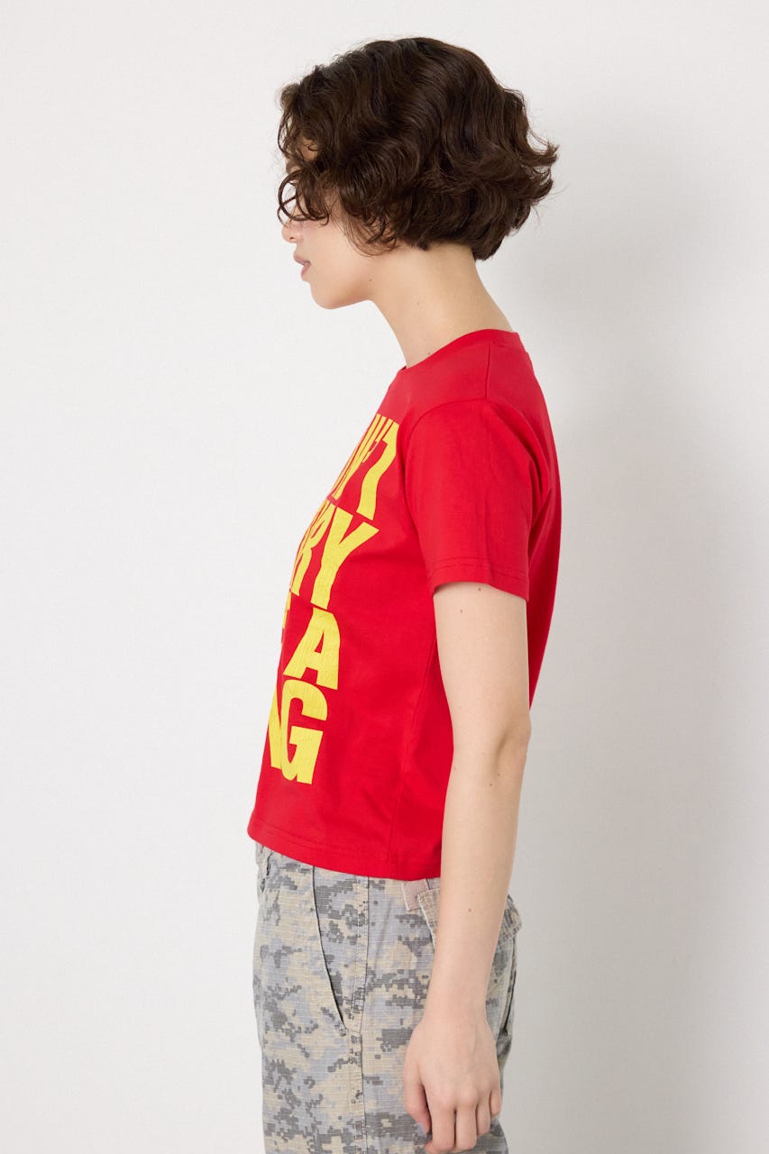 Message Tシャツ RED S