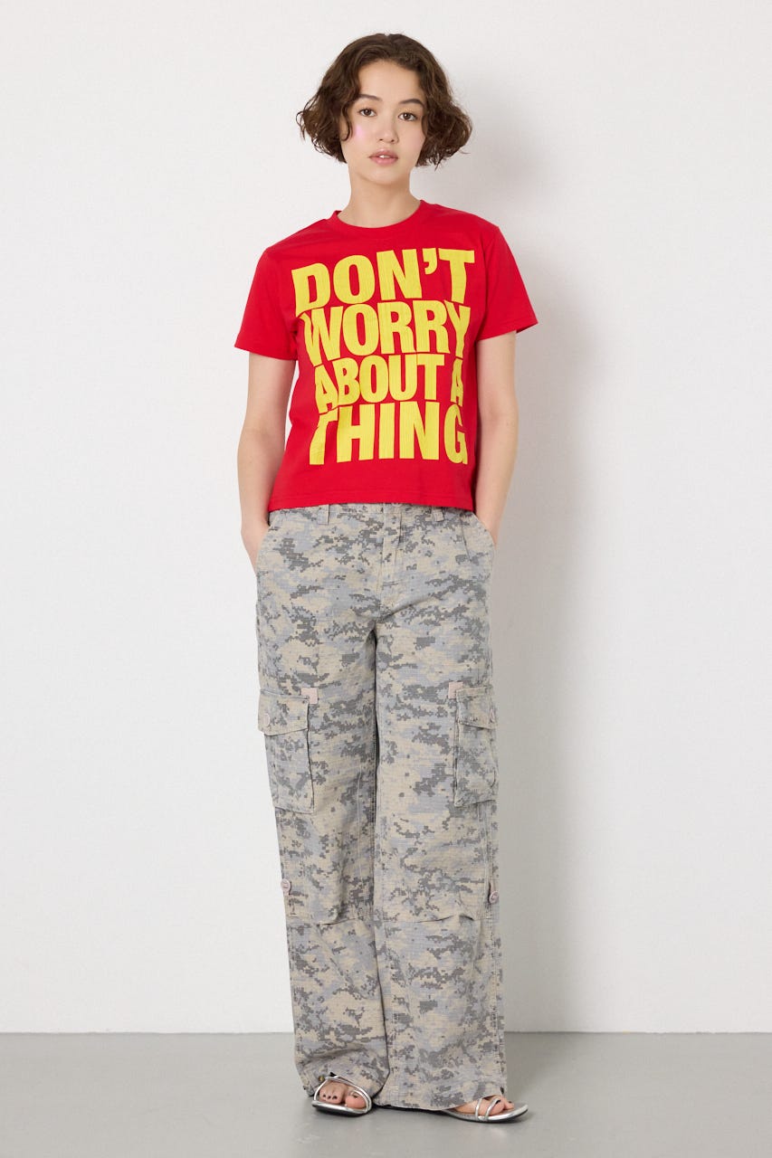 Message Tシャツ RED S