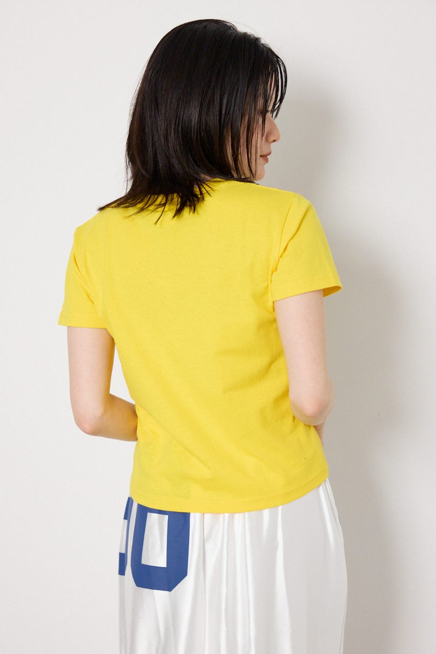 Message Tシャツ YEL S