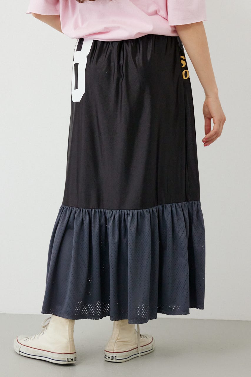 リメイク GAMEティアードスカート BLK FREE