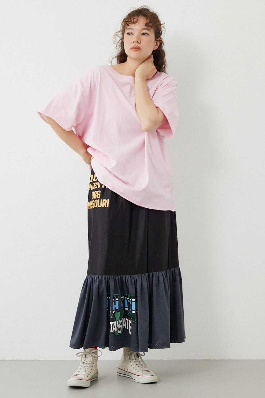 リメイク GAMEティアードスカート BLK FREE